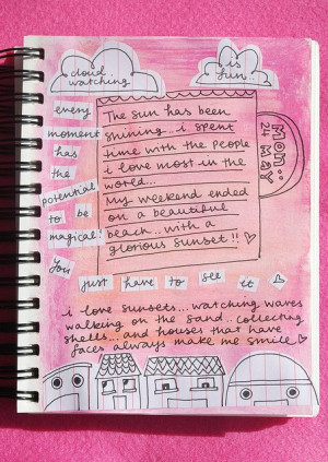 Smash Book Journal Page Ideas