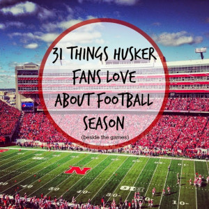 ... day. It's basically like the night before Christmas for Husker fans