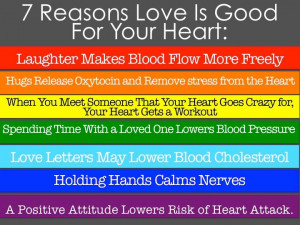 Reasons Love is Good for your heart