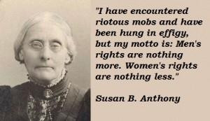 Susan B. Anthony quotations, sayings. Famous quotes of Susan B ...