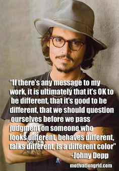 Motivational Quote Image - Johny Depp - http://motivationgrid.com ...