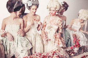 shoot inspired by the period fashion and her famous quote 
