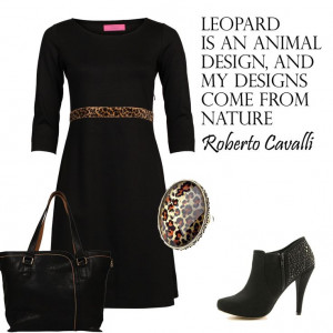 Leopard is an animal design and my designs come from nature # ...