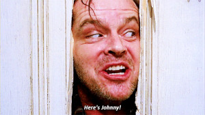 gif film Stanley Kubrick The Shining jack nicholson