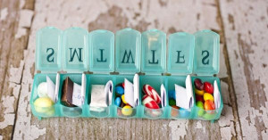 ... or quote for encouragement and some candy! CUTE. I actually love this