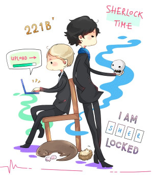cartoon sherlock