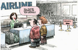 Funny Political Cartoons about TSA Pat Downs