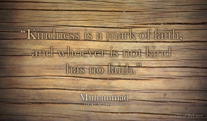 ... reminder with a quote from the Prophet Muhammad (peace be upon him