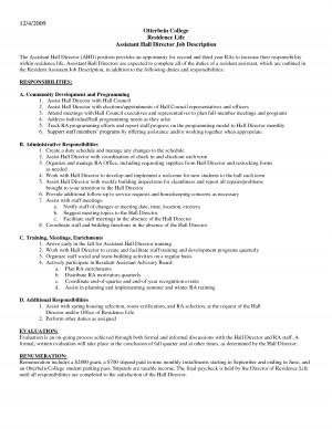 resident assistant cover letter
