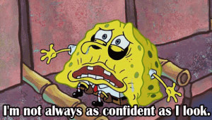 spongebob gifs not confident