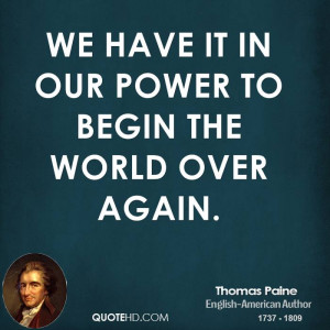 Thomas Paine Deist Quotes