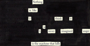 Blackout poetry | Newspaper Blackout