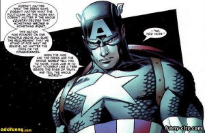 This was a panel from the Marvel Civil War series. Everytime I read ...