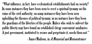 James Madison Quotes On Freedom