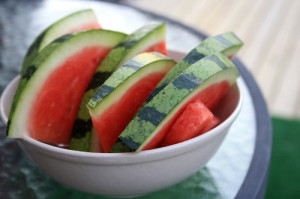 summer, watermelon
