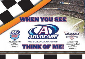 ... Celebrate the Inaugural AdvoCare 500 NASCAR ® Sprint Cup Series Race