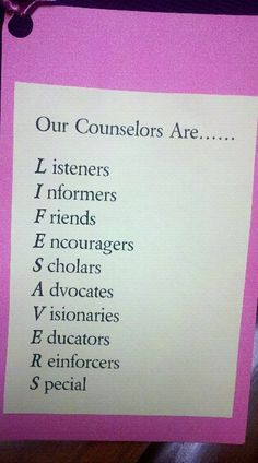 counselor appreciation counseling education school counselor schools ...
