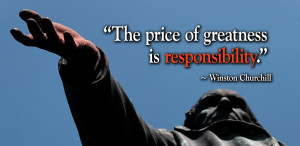 ... credit price of greatness the price of greatness is responsibility