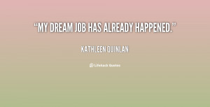 Quotes About Dream Job