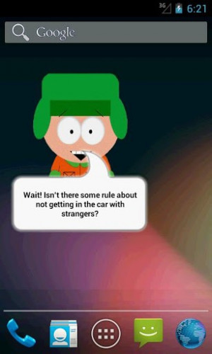 View bigger - SouthPark Quotes Widget for Android screenshot