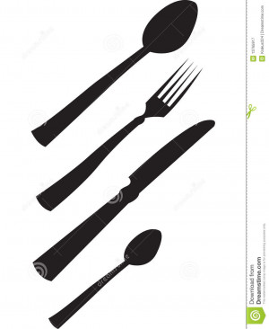 Spoon Knife And Fork Vector
