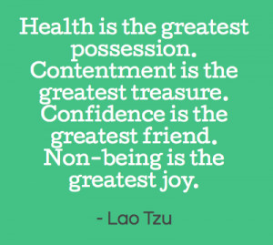 Health The Greatest Possession