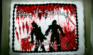 The Caking Dead Zombie Cake