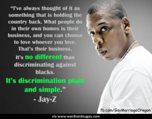 Jay Z On Gay Rights