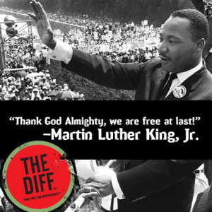 We are free Martin luther king jr quotes