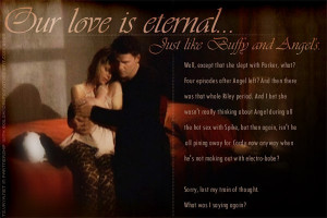 Bangel vs Spuffy Buffy and Angel's love is eternal...or is it?