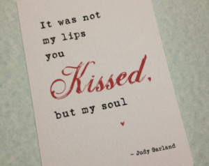 Popular items for kissing quote on Etsy