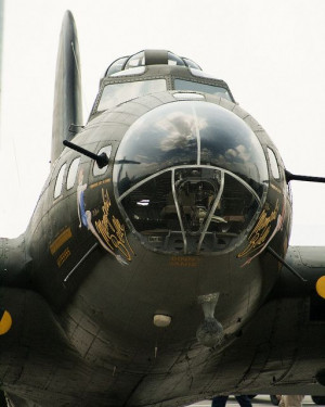 Menacing #photo of the B-17 Memphis Belle (movie version) at the 2010 ...