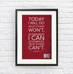 Jerry Rice #80 San Francisco 49ers Inspirational Quote Print Ive got a ...