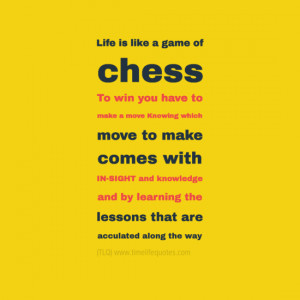Living Life Quotes: Life Is Like A Game