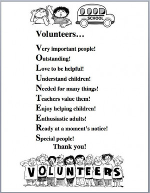 School Volunteer Thank You