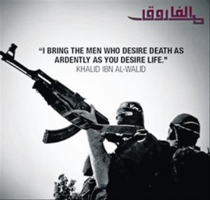 Una imagen de propaganda en la que se destaca que los yihadistas no ...
