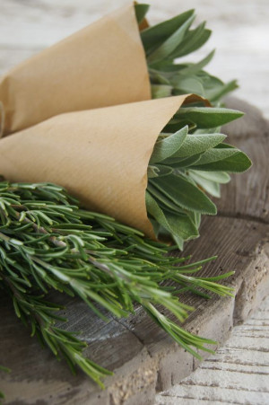 Sage bundle, perfect wrap to share...love to grow herbs!