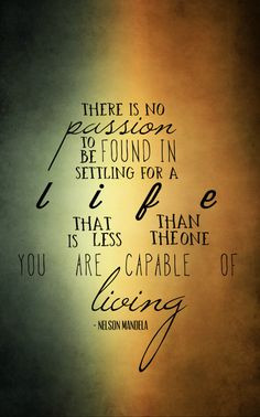 Nelson Mandela Passion Quote