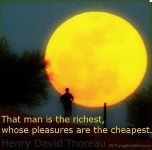 Quote about wealth Henry David Thoreau