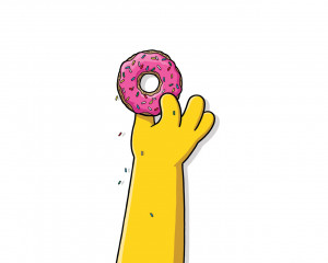 Images Of Donuts Homer Simpson Quote Wallpaper - kootation.