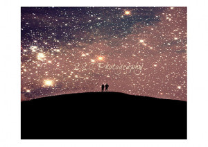 Night Photo. Starry sky Photo. Love. Romantic. Couple. People. Purple ...