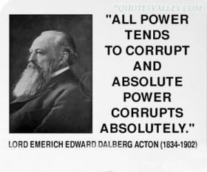 Senior politicians have lots of power. And Reid has Absolute Power. He ...