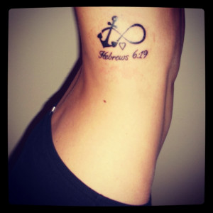 Love anchors the soul. Tattoo.
