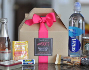 Bachelorette Party Survival Box {Br idesmaid gifts, Hangover kit ...