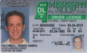 Mississippi Drivers License