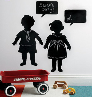 Vintage Kids Peel and Stick Chalkboard - Wall Sticker Outlet