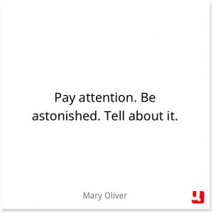 ... Be astonished. Tell about it.