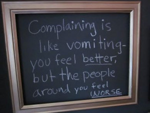 The Complaining Monster. I need to remember this!