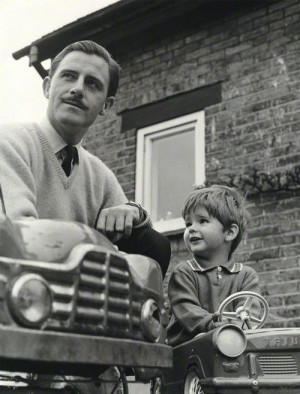 Graham Hill with his son, Damon.....Both F1 World Champions. # ...