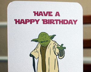 Yoda Birthday Quotes Star wars printable birthday